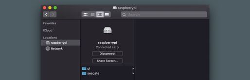 Setup Raspberry Pi File and Screen Sharing for macOS & iOS